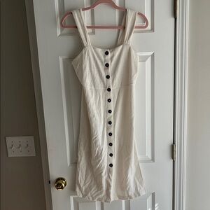 Madewell Cream Midi Dress
